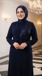 Çınar Özkan Payet Detaylı Abiye Elbise-5046